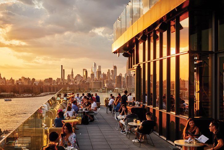 Westlight rooftop bar’s stunning views