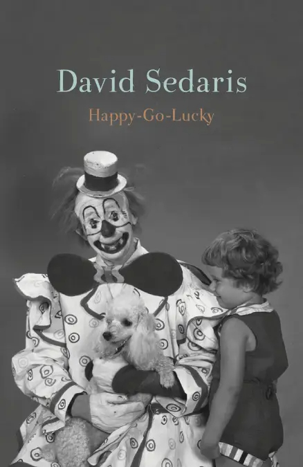 book cover with clown