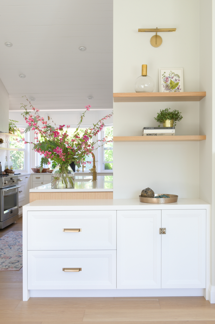 cabinetry in white