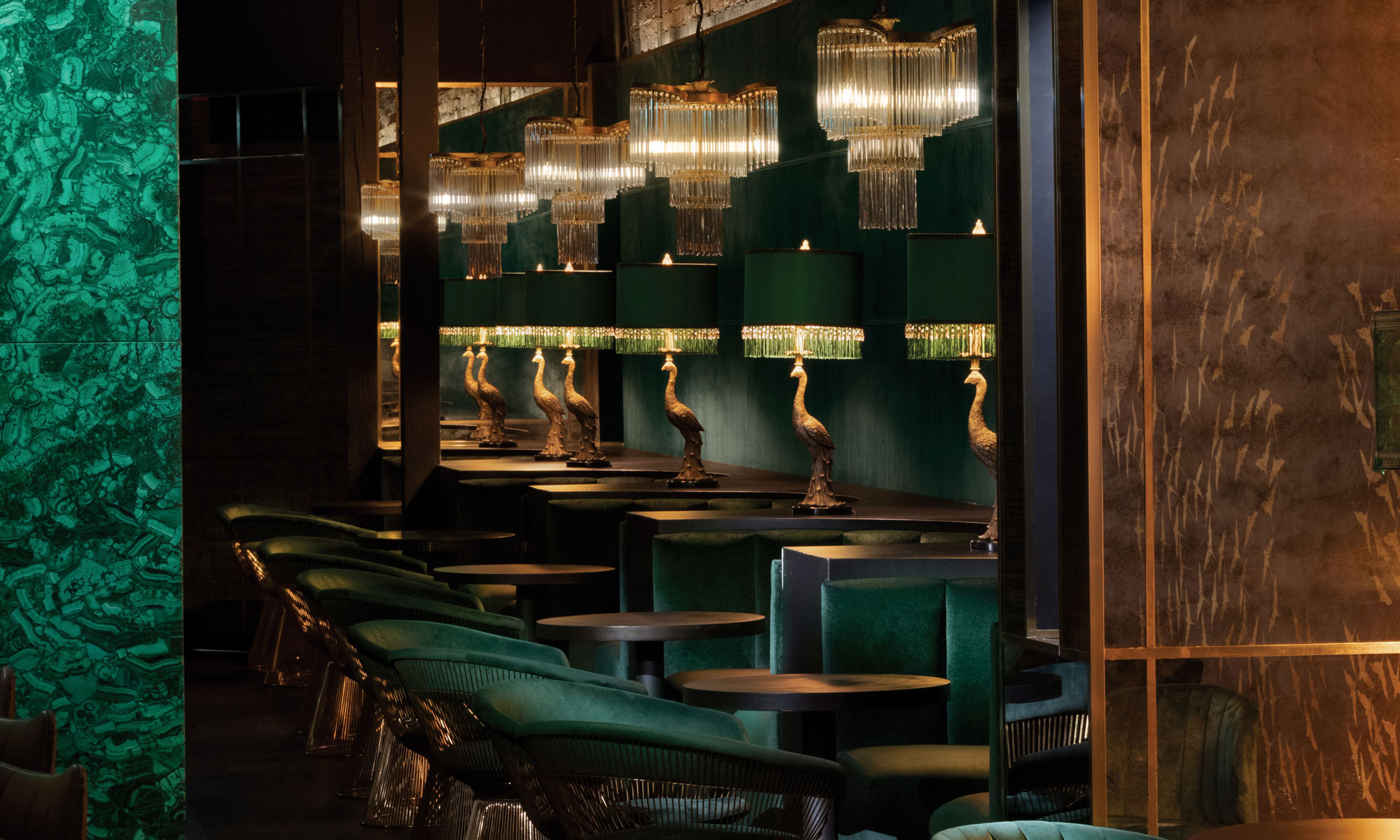 Great Spaces Inside a Sexy, JadeStudded Secret Bar in Vancouver's