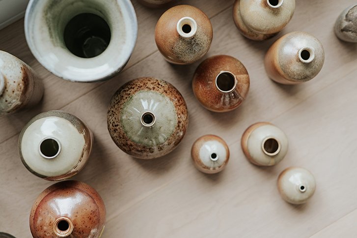 Grimm's wood-fired ceramics.