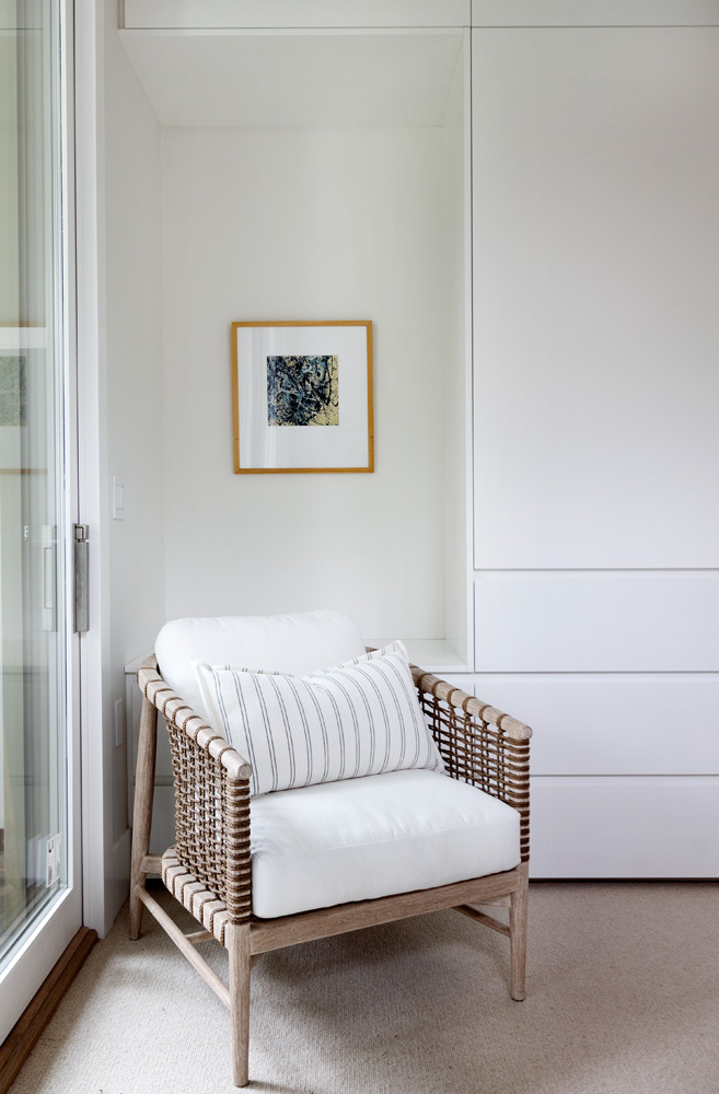 designlab interiors vancouver multi-generational home armchair in bedroom