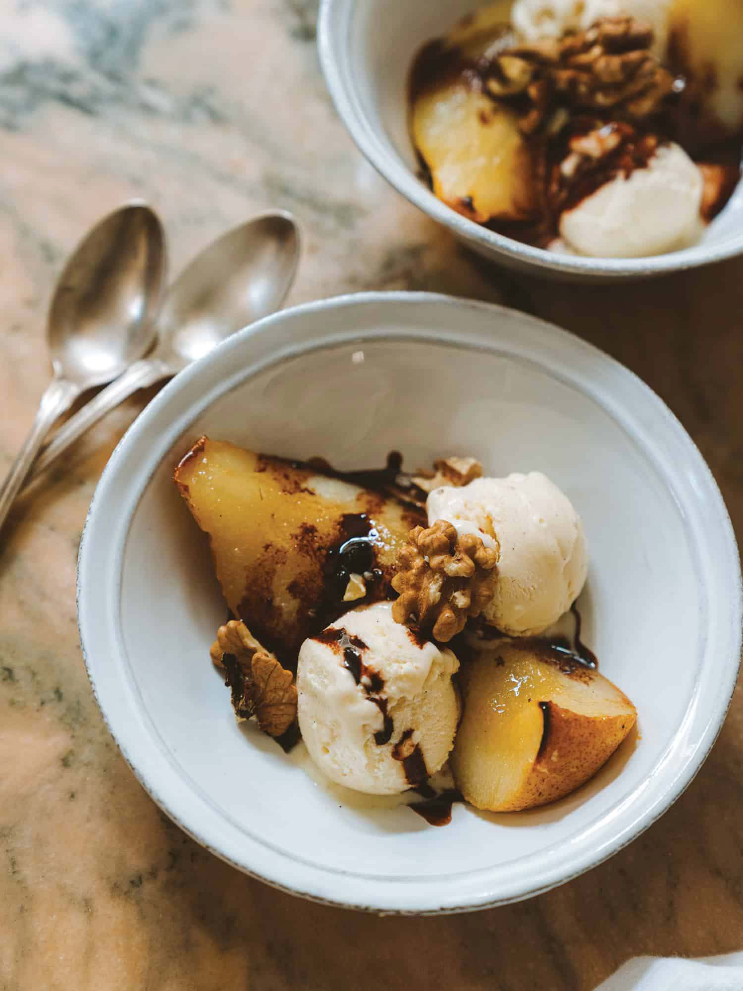 Recipe Roasted Pear BelleHélène