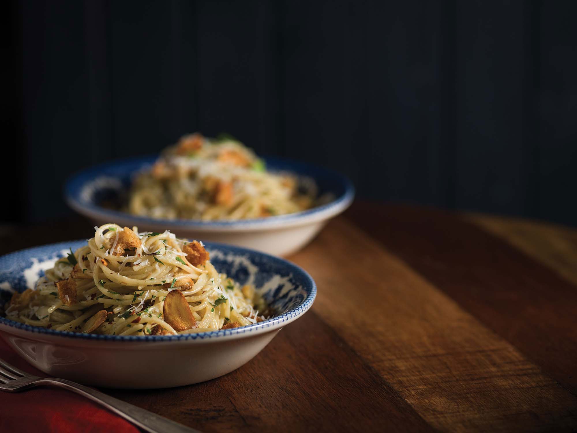 Spaghetti with Anchovy and Pangrattato Recipe Western Living Magazine