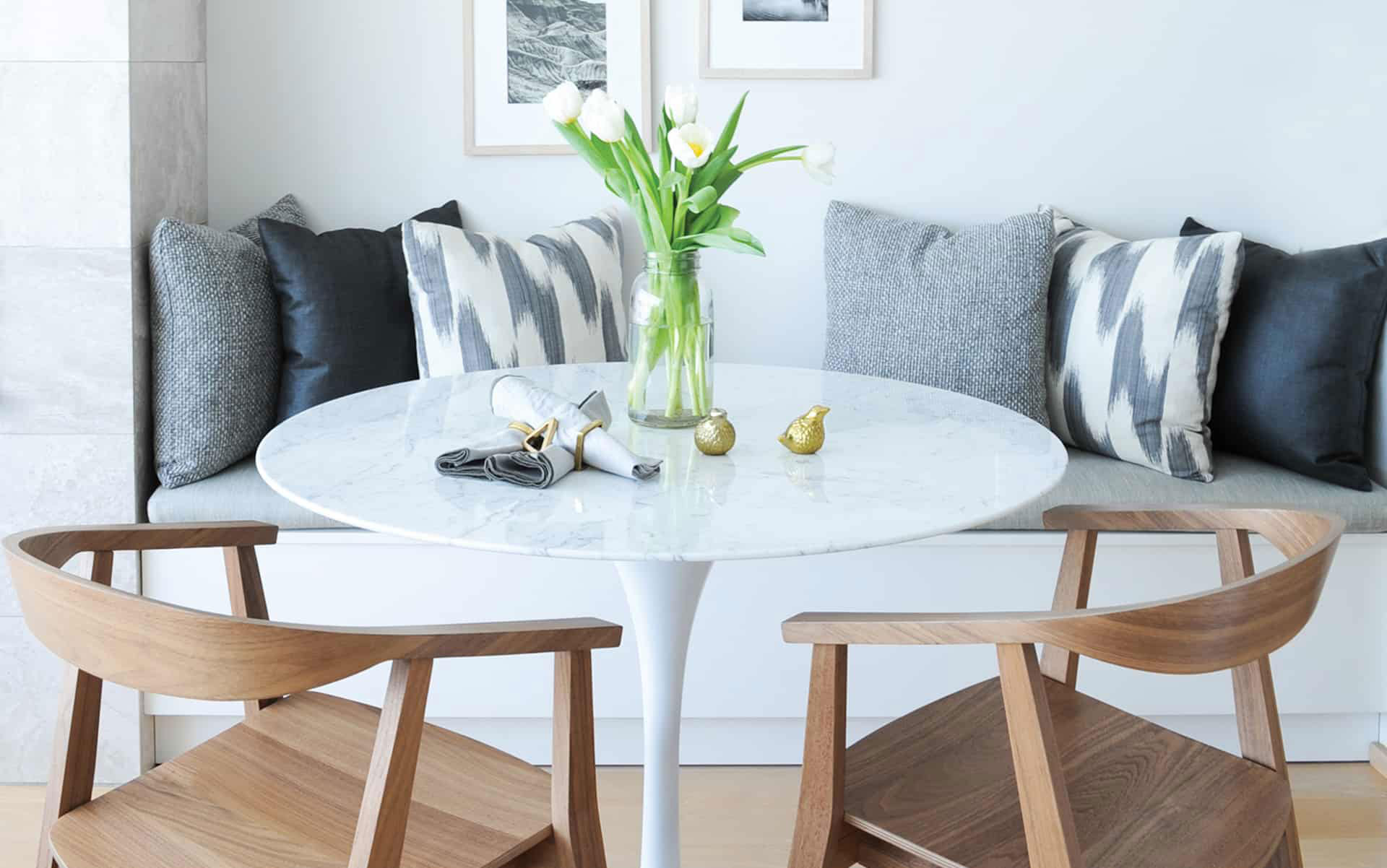 Get the Look Cool and Compact Dining Nook Western Living Magazine