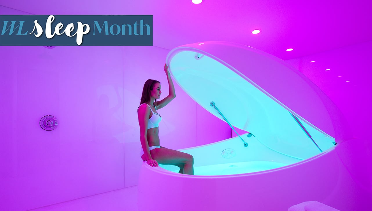 What It's Like to Do Float Therapy in an AntiGravity Pod