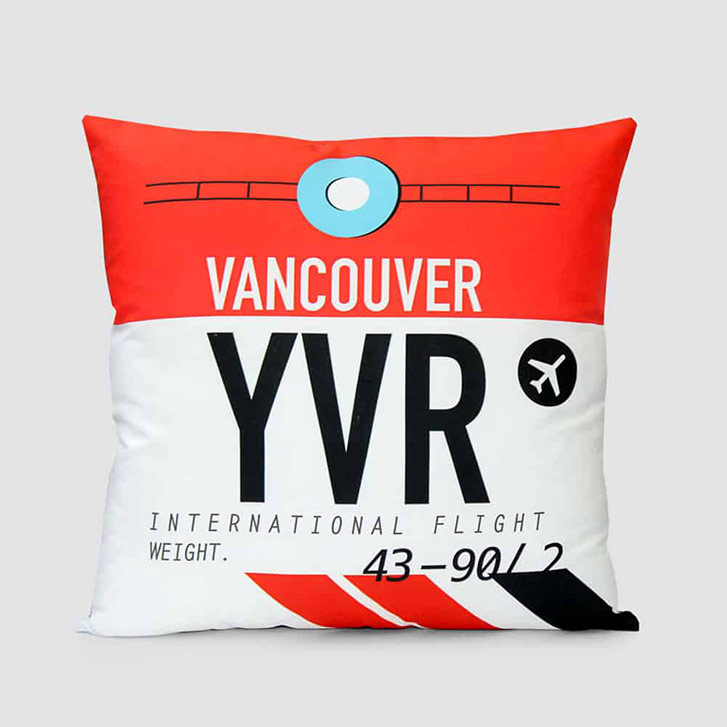 YVR pillow cover