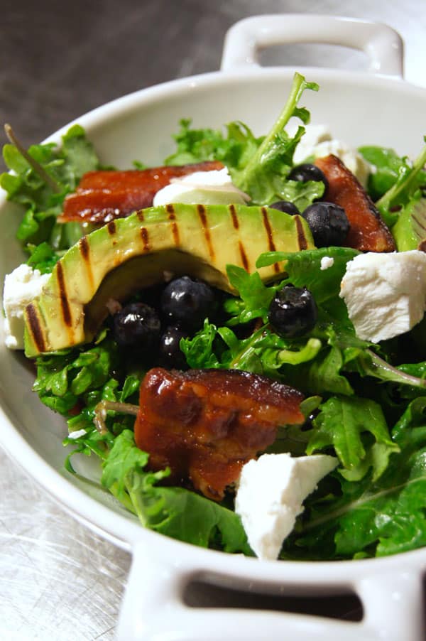 Baby-Kale-Salad-with-Balsamic-Pickled-Blueberries-Recipe