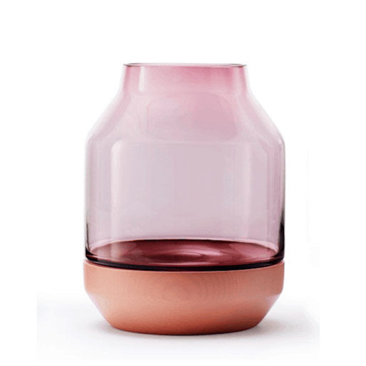Muuto elevated vase in rose