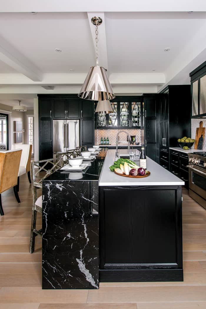 Kitchen Dark and Dramatic Feature Western Living 2