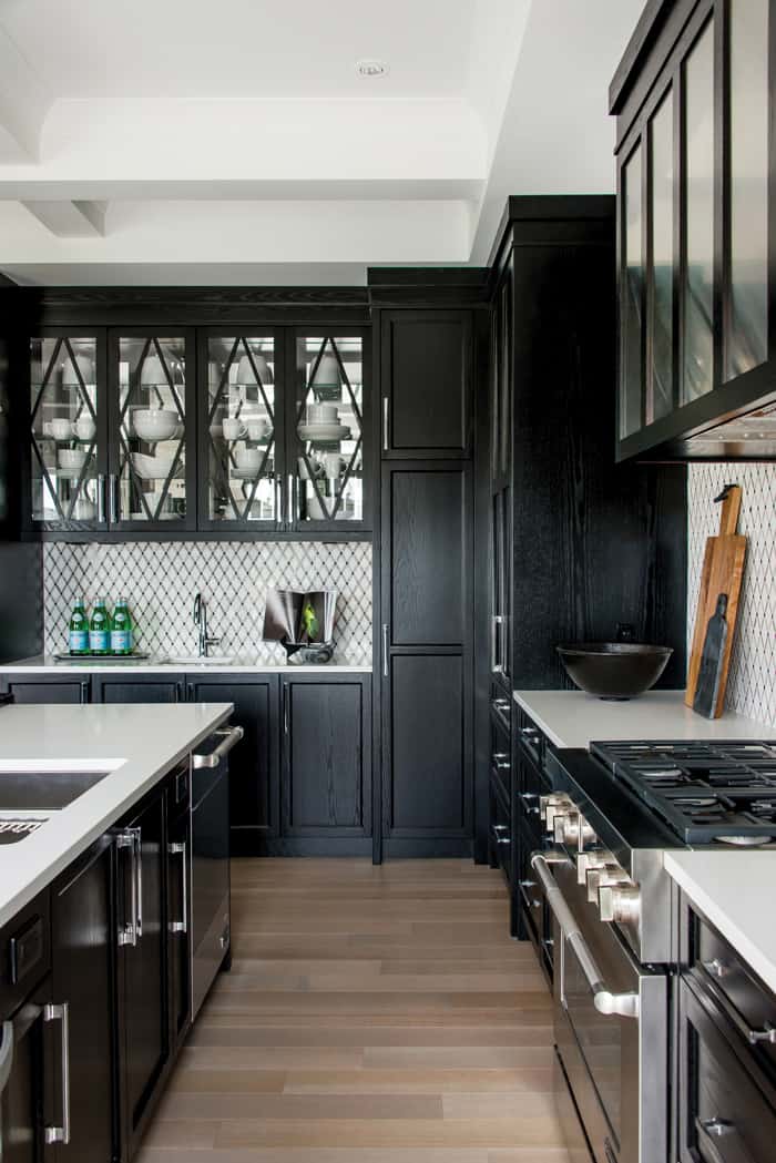 Kitchen Dark and Dramatic Feature Western Living 3