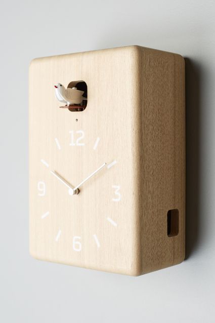 Anthropologie carved cuckoo wall clock