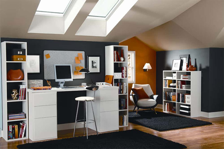 home office black