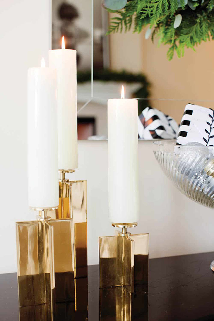 holiday decor at michael buble's home