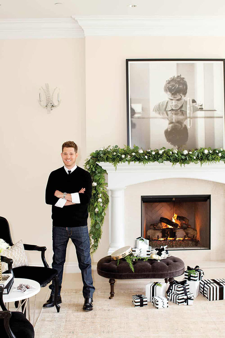 michael buble at home