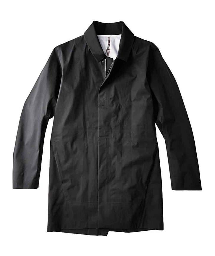 waterproof coat black