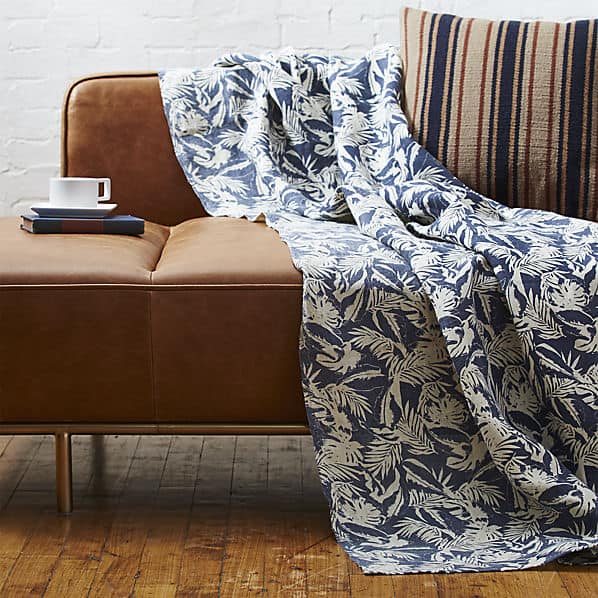 b-the-hill-side-tropical-leaves-linen-throw