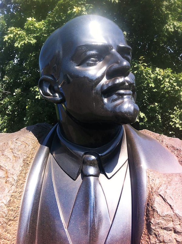 Lenin’s statue in Fallen Monument Park