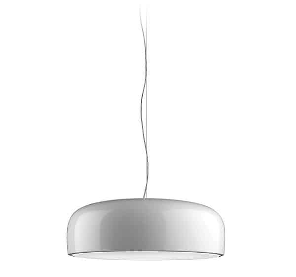 Throw in a curve with a Flos Smithfield pendant ($1,060). flos.com