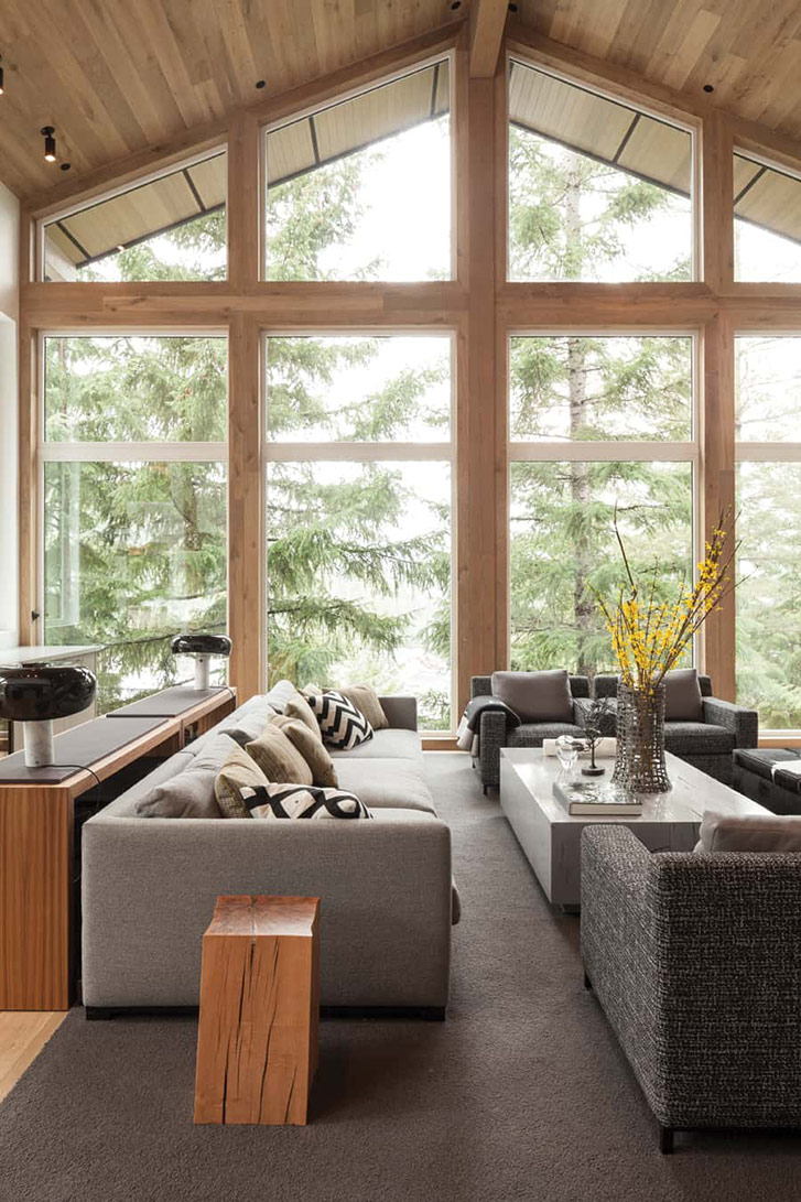 Into the woods: Whistler chalet escape. Interior designer Robert Bailey. (Photo by Josh Dunford.)