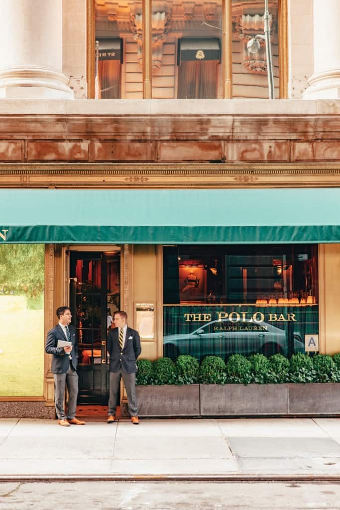 The bastion of all things WASP-y, Ralph Lauren's the Polo Bar.