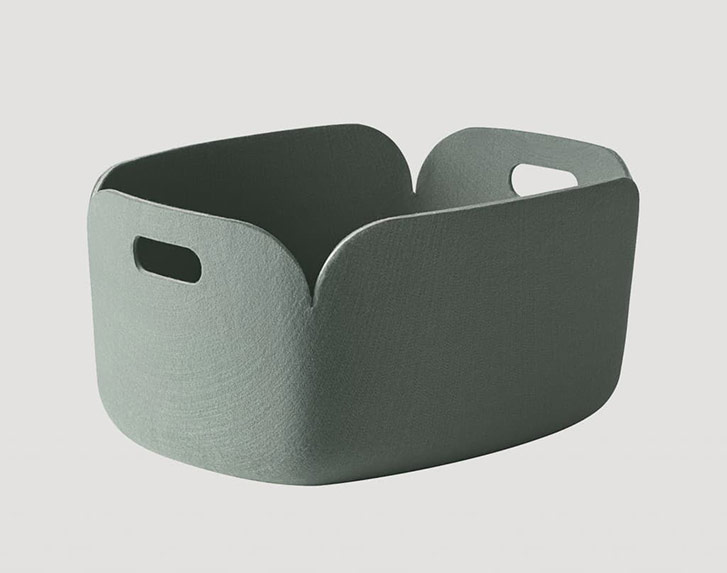 Muuto Felted bin (available at Vancouver Special, Mint Interiors and Espace d).