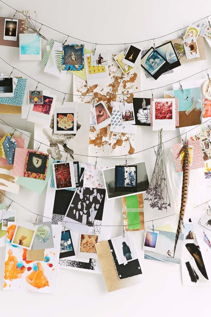 Tweens love their photos! Concentrate them in one area with a gallery wall or photo hanging decor like this Metal Photo Clip String Set from Urban Outfitters. 