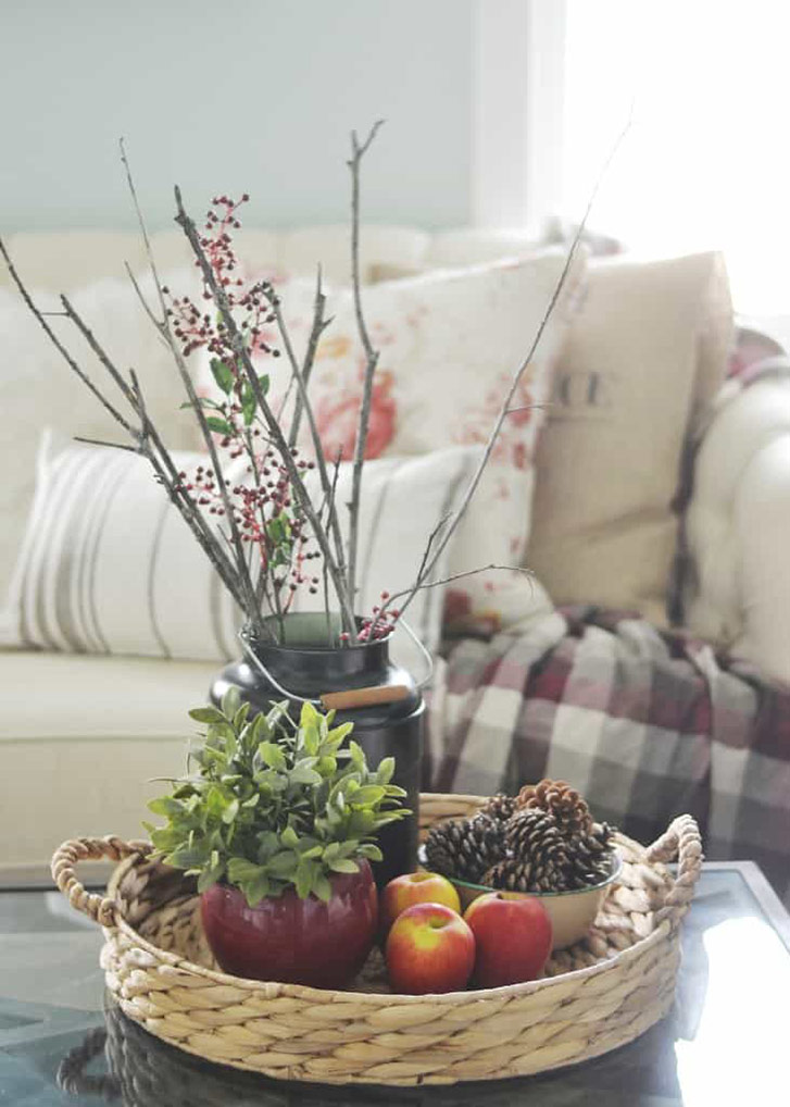 The Alberta blogger is a firm believer of bringing a bit of the outdoors inside. 