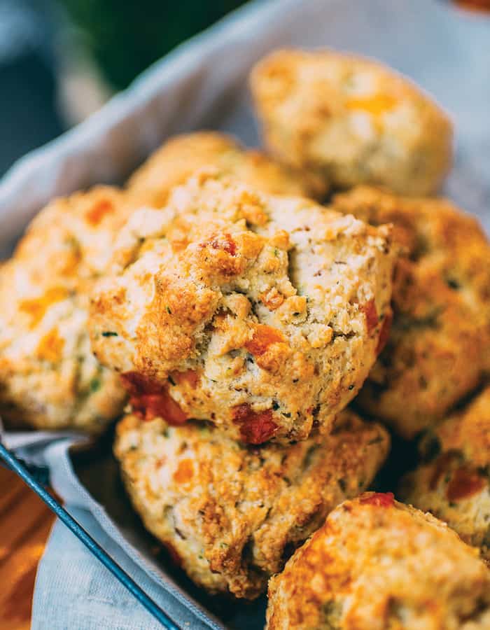 Bacon Sour Cream and Chive Scones