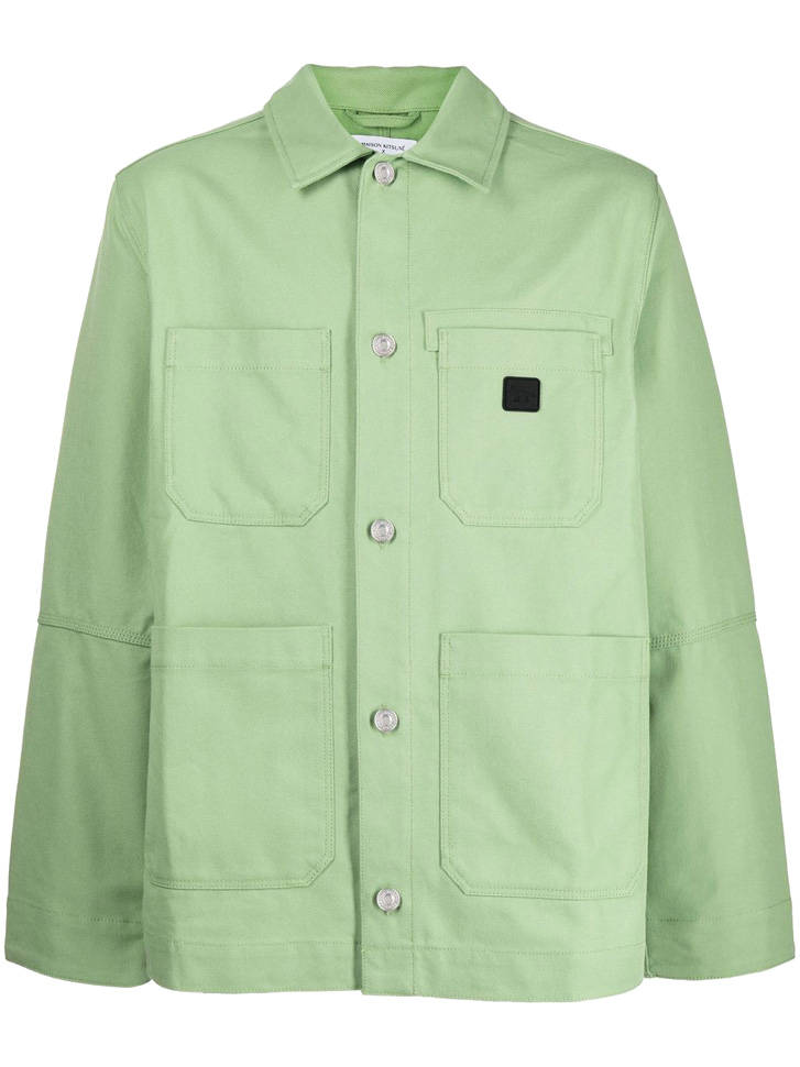 unisex Café workwear jacket ($385) from Maison Kitsuné